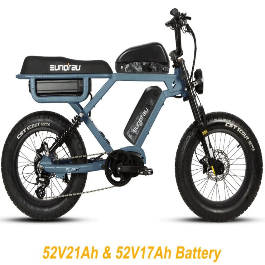 Eunorau Flash | 52V | Class II III - Moon Black