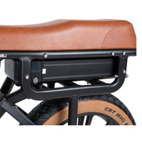 Eunorau Flash Lite ST electric moped front fork and lighting system detail
