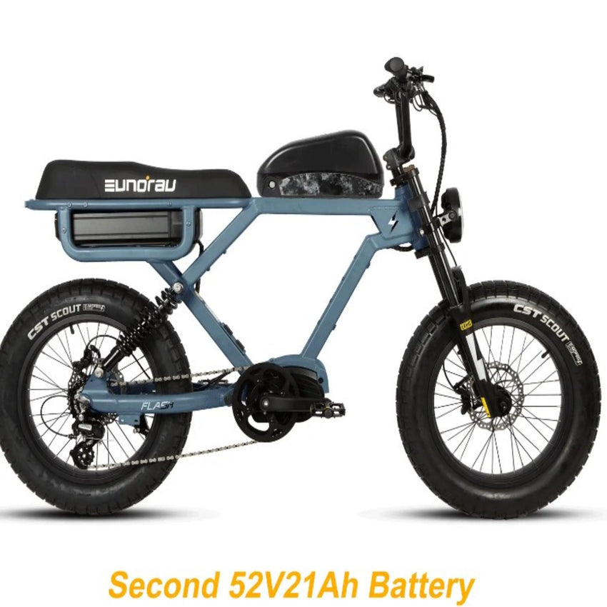 Eunorau Flash electric moped wheel and brake detail – reliable stopping power