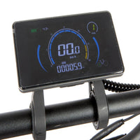 Eunorau ICEX snow adventure e-bike track system and motor detail view
