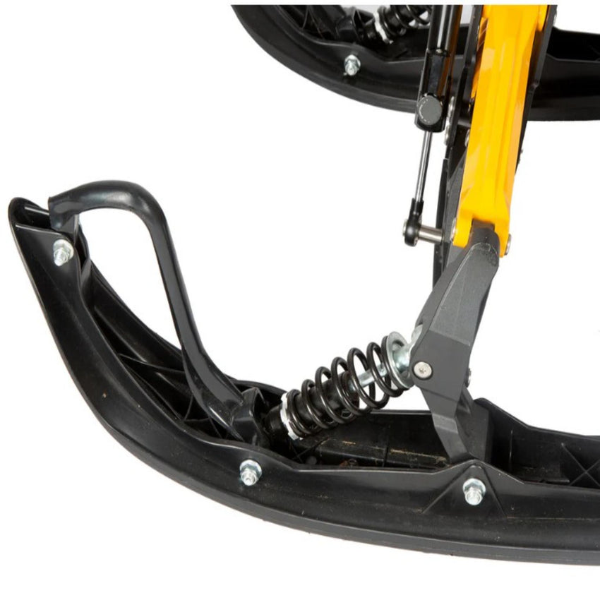 Eunorau ICEX snow e-bike seat and rider ergonomics detail