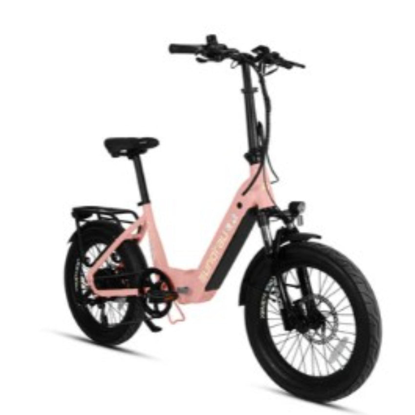 Eunorau Meta Foldable e-bike cockpit and handlebar controls detail
