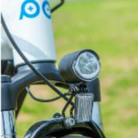 Eunorau Meta Foldable e-bike saddle and seatpost adjustment view