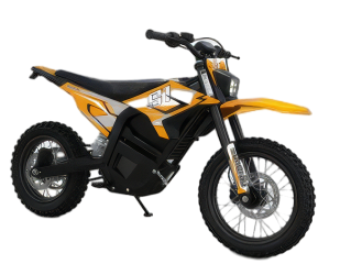 Eunorau S1 electric dirt bike side profile highlighting 28-inch seat height and frame geometry