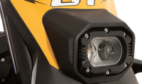 Eunorau S1 electric dirt bike front fork and suspension close-up – trail-ready design