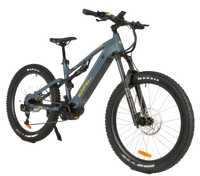 Eunorau Urus 2.0 full suspension electric mountain bike three-quarter front view