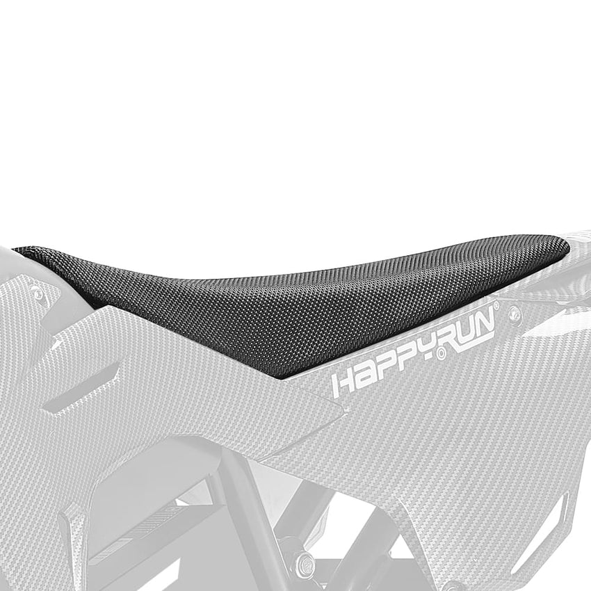 HappyRun textured replacement seat on a dirt bike