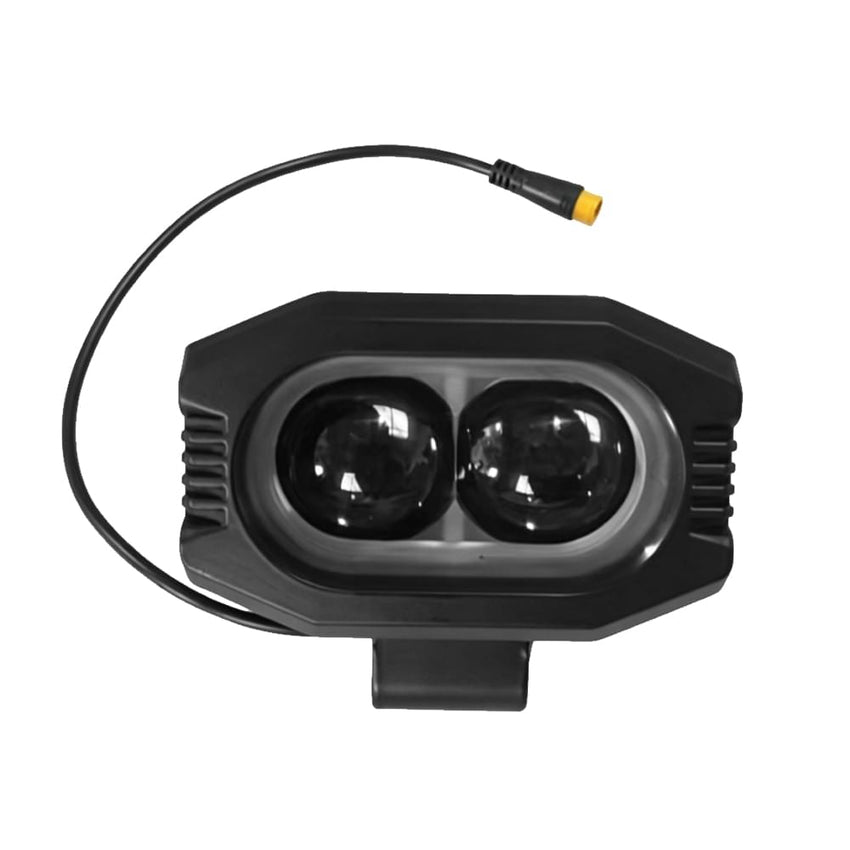 HappyRun dual-lens LED headlight with connector