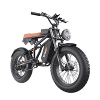 Freego F1 Pro fat tire e-bike, front right three-quarter view