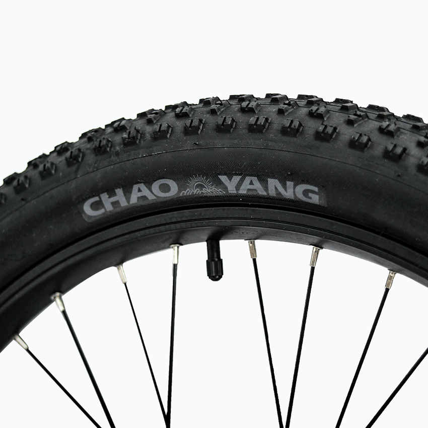Eunorau 27.5 x 3" Wheel Set for FAT-HS / FAT-HD: Chaoyang tire tread close-up