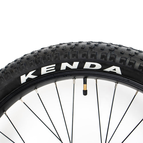 Eunorau 27.5 x 3" Wheel Set for FAT-HS / FAT-HD: Kenda tire tread close-up