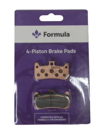 Formula 4-piston sintered brake pads – high-performance replacement pads for e-moto and electric dirt bikes, $43 at BHive Moto Shop