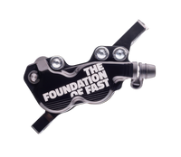 Formula EB9 front brake caliper detail – anodized finish, lightweight racing-grade construction
