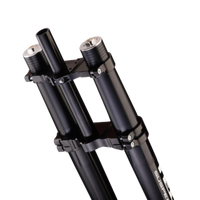 Formula Tech E39 eMoto forks three-quarter view – compatible with Sur-Ron, Talaria, and Rerode