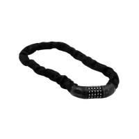 Freego 5-Digit Anti-Theft Chain Lock closed in a loop on white background