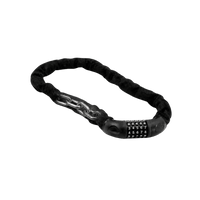 Freego 5-Digit Anti-Theft Chain Lock, black covered chain with 5-digit lock
