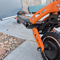 Freego C10 Pro Landtiger electric scooter three-quarter view showing folding mechanism