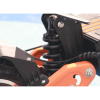 Freego C10 Pro Landtiger foldable scooter brake and clamp mechanism detail