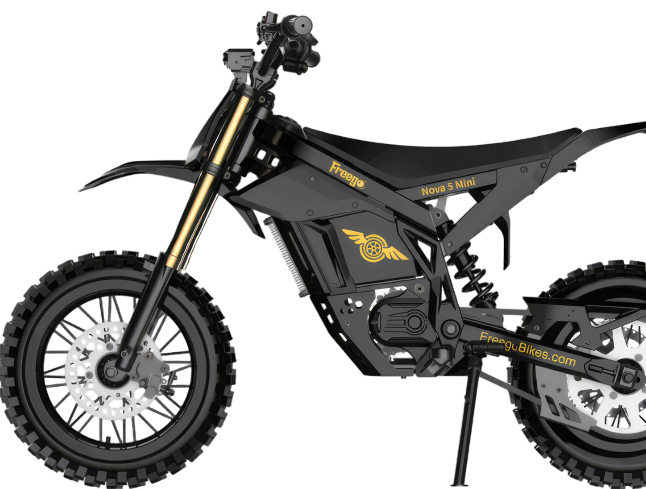 Freego Nova 5 Mini full profile view – $1,650 compact electric moto at BHive Moto Shop West Jordan
