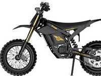Freego Nova 5 Mini electric dirt bike drivetrain and rear wheel close-up