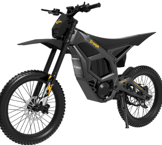 Freego Nova 5 offroad electric moto primary studio shot – 72V performance emoto at BHive Moto Shop Utah