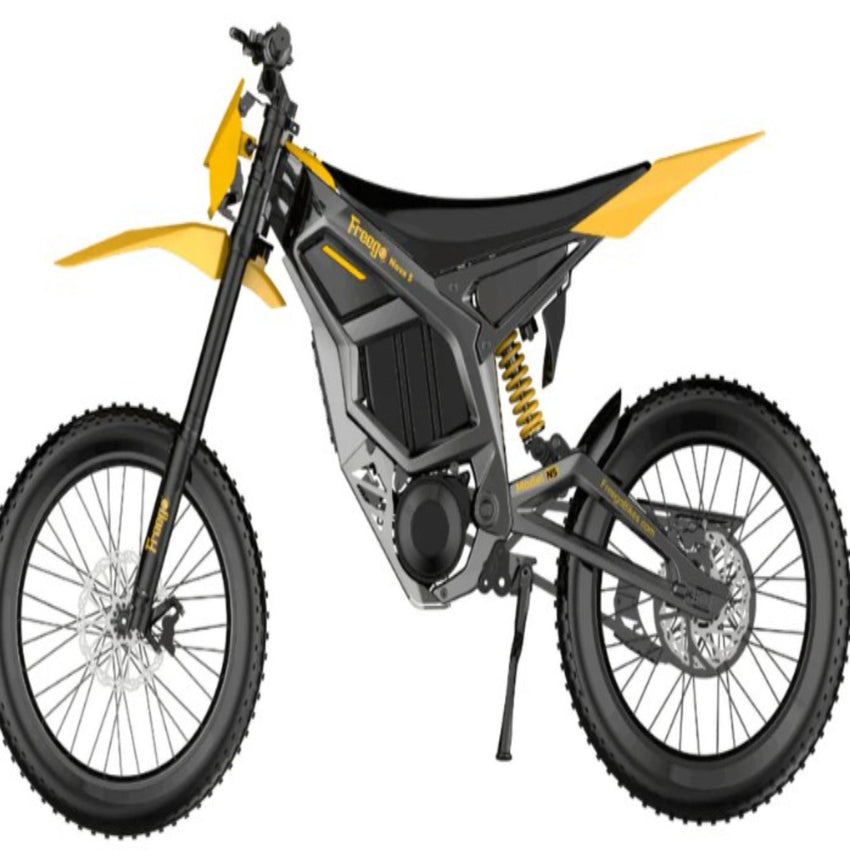 Freego Nova 5 offroad emoto rear three-quarter view – premium off-road electric motorcycle