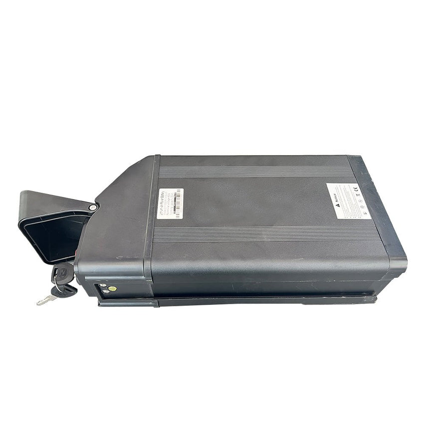 Freego Lithium Battery for X-Man & Nova Series, black pack lying on its side with key