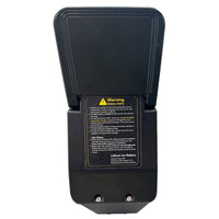 Freego Lithium Battery for X-Man & Nova Series, open top lid with warning label