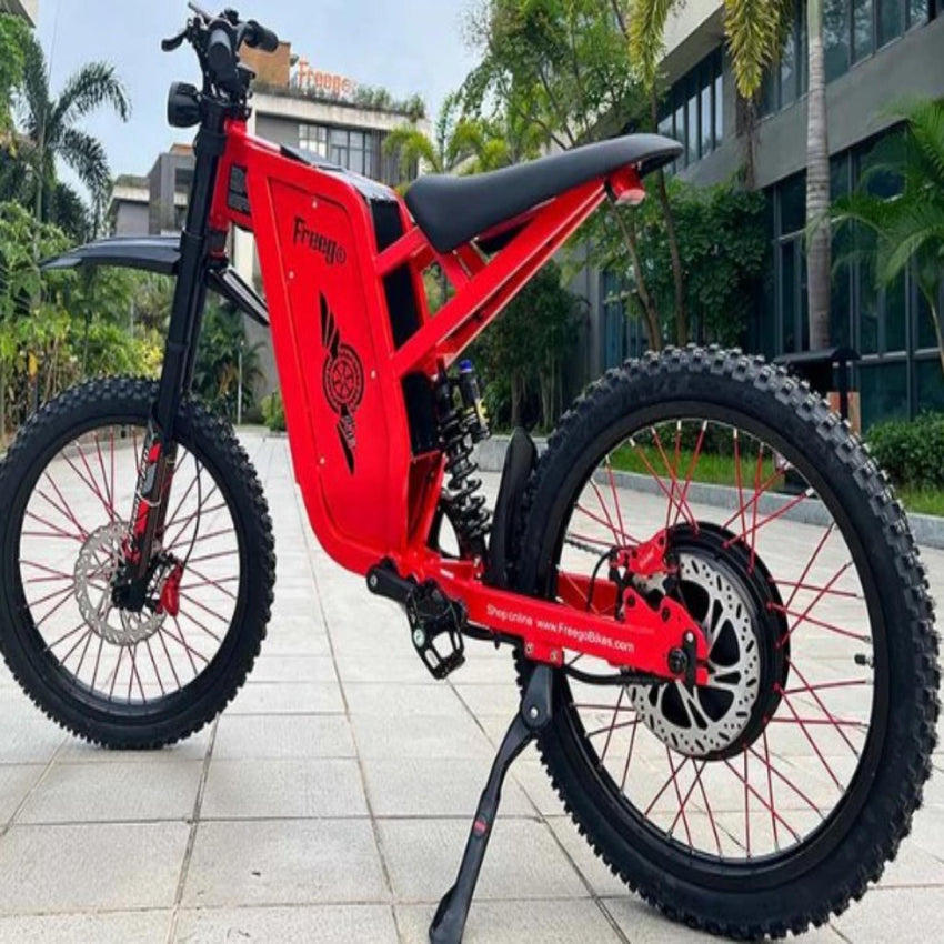 Freego X2 Pro e-bike rear hub and swingarm detail – durable off-road build