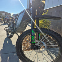 Freego X2 Pro electric bike rear angle detail showing frame and suspension setup