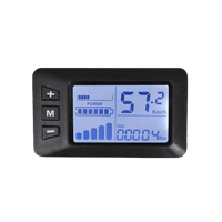 Freego Electric Bikes LCD Display, rectangular display with buttons