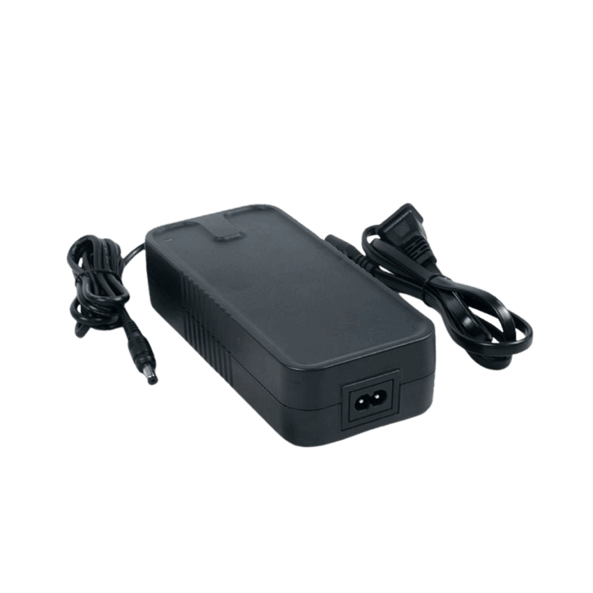 Freego Electric Bike Charger, black brick charger with power cord
