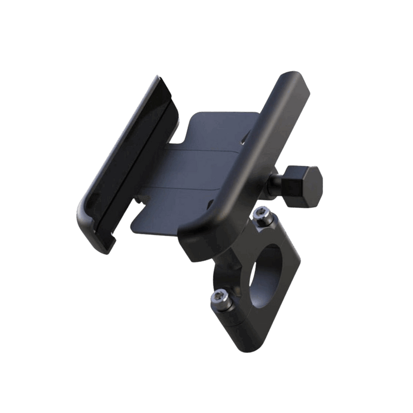 Freego Smartphone Adjustable Holder, black aluminum handlebar phone mount