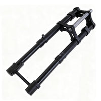 HappyRun e-bike front suspension fork, angled view