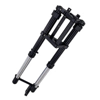 HappyRun front suspension fork with silver lower legs