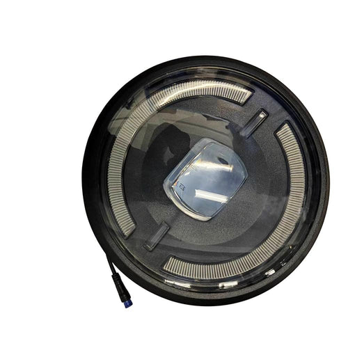 HappyRun round LED headlight with halo ring