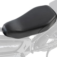 HappyRun padded replacement seat on an e-bike