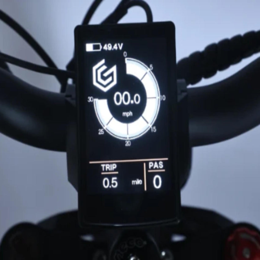 750W hub motor detail, street-legal electric bike