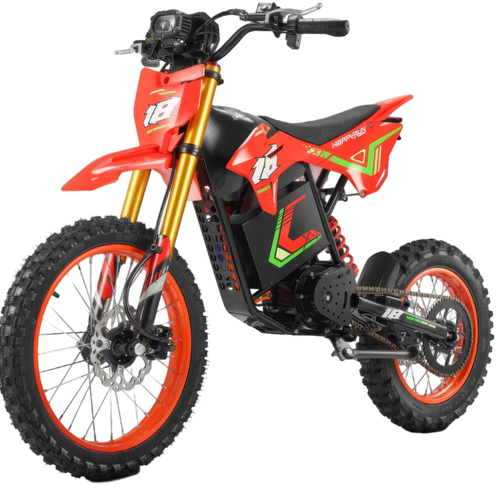 HappyRun F18 Electric Dirt Bike | 6000W Mid-Drive