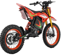 HappyRun F18 6000W mid-drive emoto rear angle and suspension detail