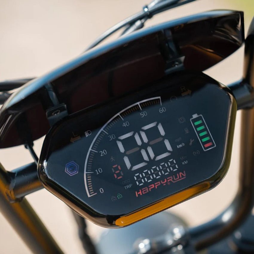 HappyRun G100 Pro 6000W high-performance electric moped motor close-up detail