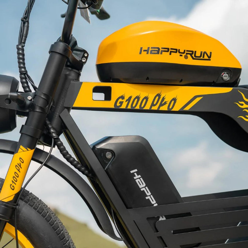 HappyRun G100 Pro 72V 6000W Class III electric moped full profile – buy at BHive Moto Shop Utah