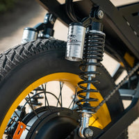 HappyRun G100 Pro 72V Class III e-moped front fork and headlight assembly