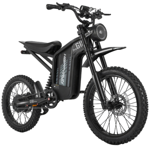 HappyRun G18 Pro Class II III e-bike three-quarter front view showing dual-purpose design