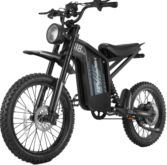 HappyRun G18 Pro electric bike primary product shot – Street + Off-Road Class II III at BHive Moto Shop