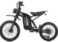 HappyRun G18 Pro street and off-road electric bike rear angle and suspension detail