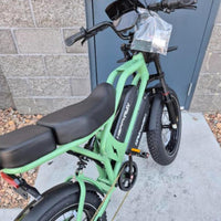 HappyRun G70 Class II moped-style electric bike lifestyle or detail view