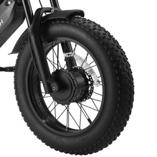 HappyRun G70 PRO Class II dual motor electric moped three-quarter front view