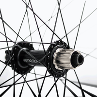 Rear hub with cassette body close-up