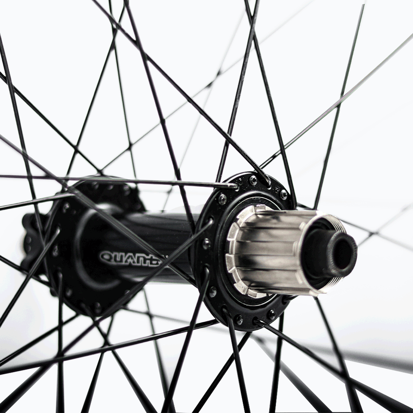 Rear hub with cassette body close-up